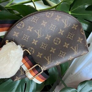 ѕσℓ∂ -- Authentic: Vintage, Louis Vuitton Trousse Demi Ronde converted to Bag